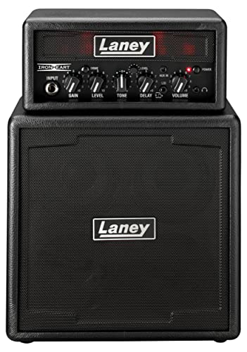Laney MINISTACK - Batteriebetriebene Gitarren Amp mit Smartphone-Schnittstelle - Ironheart Edition von Laney