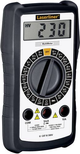 Laserliner 083.031A Hand-Multimeter digital CAT III 300V Anzeige (Counts): 1999 von Laserliner