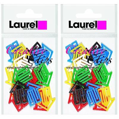Laurel Pfeilklip aus Polystyrol, 30 mm, grundfarben sortiert (Packung mit 2) von Laurel