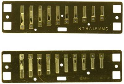 Lee Oskar 797121 Melody Maker C-Dur Ersatzstimmplatte Mundharmonika von Lee Oskar