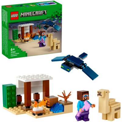 21251 Minecraft Steves Wüstenexpedition, Konstruktionsspielzeug von Lego