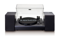 Lenco LS-300, Audio-Plattenspieler mit Riemenantrieb, Schwarz, Holz, 33,45 RPM, 33,45 RPM, 24 W von Lenco