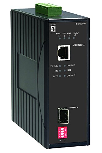 Level One IEC-2000 Industrial SFP Media Converter (40-auf-75C) von LevelOne
