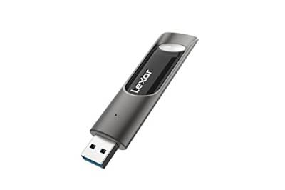 Lexar JumpDrive P30 USB 3.2 Gen 1 USB Stick 256GB, Bis Zu 450MB/s Lesen, Flash-Laufwerk für USB3.0/2.0, Speicherstick für PC, Laptop, Externe Speicherdaten, Foto, Video (LJDP030256G-RNQNG), Black von Lexar