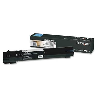 Lexmark X950X2KG Toner und Laserpatrone für Laserdrucker (38000 Seiten, Laser, X950de, X952de, X954de, 990g, 83,5 x 456 x 83,5 mm, 216 Stück, Schwarz von Lexmark