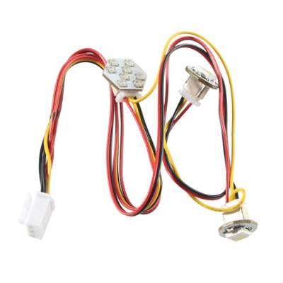 RGBW Mini-Knopf-LED-Licht-Extruder, LED-Licht für 2,4 StealthBurner-Extruder, 3D-Druck von Limtula