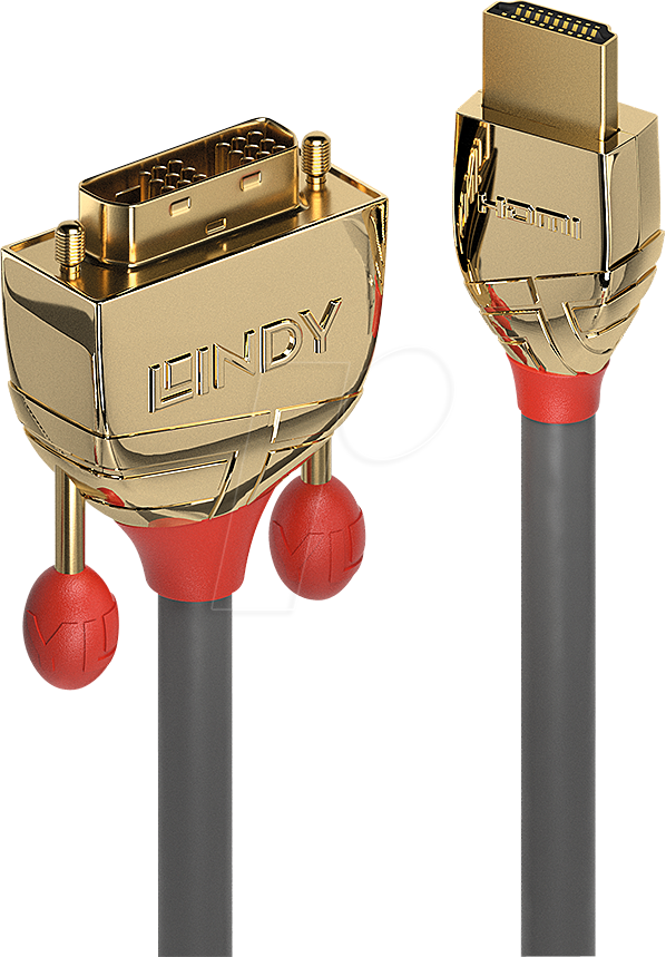 LINDY 36193 - HDMI/DVI-D Kabel, 0,5 m von Lindy