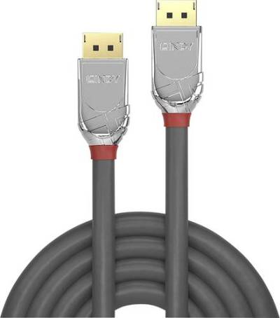 LINDY DisplayPort Anschlusskabel DisplayPort Stecker, DisplayPort Stecker 5.00m Grau 36304 DisplayPo von Lindy