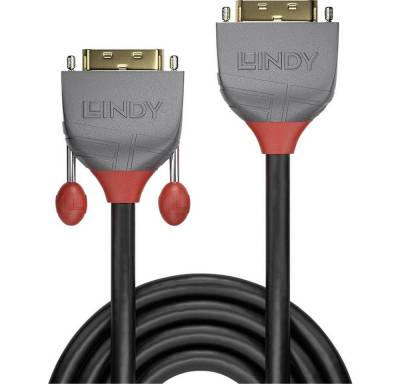 Lindy 0.5m DVI-D Dual Link Verlängerung, Anthra Line HDMI-Kabel von Lindy