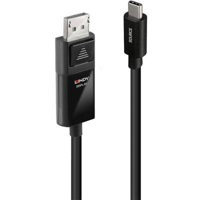 USB Adapterkabel 8K60, USB-C Stecker > DisplayPort Stecker von Lindy