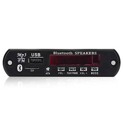 Lodokdre Bluetooth 5.0 MP3 Decoder Board DC 5V 12V Auto FM Radio Modul Unterstützung TF USB AUX für Auto Telefon von Lodokdre