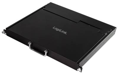 LogiLink 17,  LCD KVM Konsole mit KVM Switch, 8 Port, schwarz von LogiLink Professional