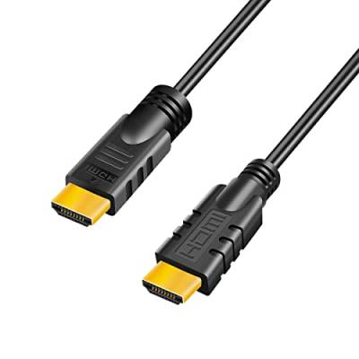 LogiLink CHA0010 Aktives HDMI High Speed mit Ethernet Anschlusskabel für ULTRA HD Qualität auf Ihrem TV (4K x 2K) Länge: 10m schwarz von Logilink