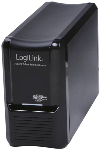LogiLink Externes RAID Gehäuse, für 2x3,5,  SATA Festplatten von Logilink