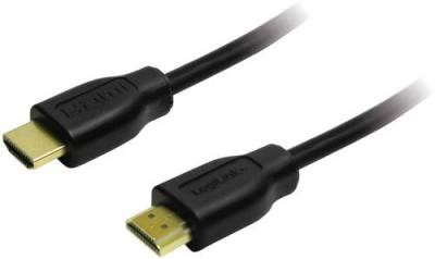 LogiLink HDMI Anschlusskabel HDMI-A Stecker, HDMI-A Stecker 15.00m Schwarz CH0054 HDMI-Kabel von Logilink