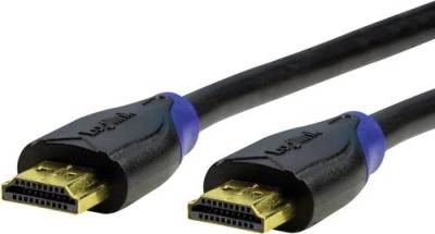 LogiLink HDMI Anschlusskabel HDMI-A Stecker, HDMI-A Stecker 2.00m Schwarz CH0062 Audio Return Channe von Logilink