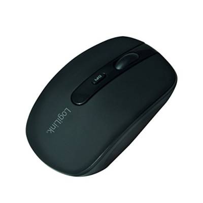 LogiLink ID0078A Optische Bluetooth Maus, 1000/1600 DPI schwarz von Logilink