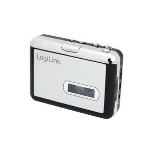 LogiLink Kassette/Digital Konverter, schwarz/silber konvertiert Tapes/Kassetten in MP3 Formate, um diese z.B. (UA0156) von Logilink