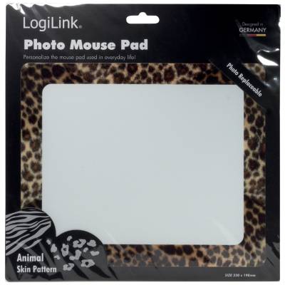 LogiLink Mauspad mit Fotoeinschub , Leopard, von Logilink