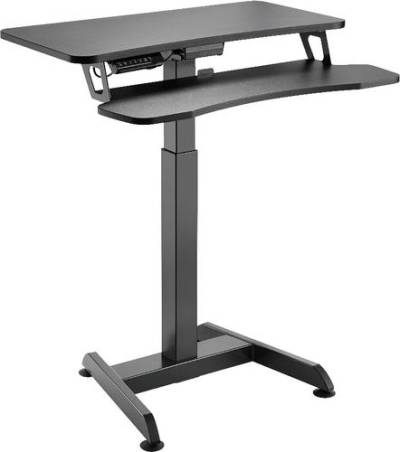 LogiLink Stehtisch EO0014 Schwarz EO0014 Farbe der Tischplatte: Schwarz elektrisch höhenverstellbar von Logilink