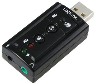 LogiLink USB 2.0 Audioadapter, 7.1 Soundeffekt von Logilink