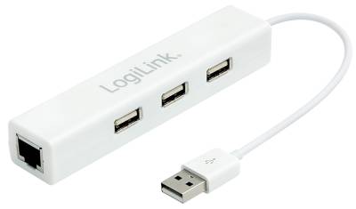 LogiLink USB 2.0 auf Fast Ethernet Adapter, weiß von Logilink
