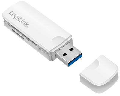 LogiLink USB 3.0 Mini Card Reader, weiß von Logilink