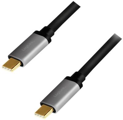 LogiLink USB 3.2 Kabel, USB-C Stecker - USB-C Stecker, 1,0 m von Logilink