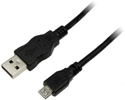 LogiLink USB-Kabel USB 2.0 USB-A Stecker, USB-Micro-B Stecker 1.00m Schwarz von Logilink