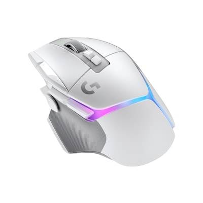 Logitech G502 X Plus LIGHTSYNC RGB Kabellose Gaming Maus Weiß von Logitech Gaming