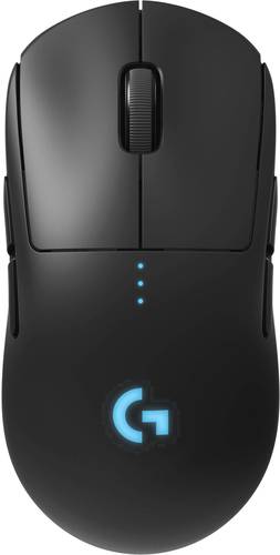 Logitech Gaming G Pro Gaming-Maus Funk Optisch Schwarz 6 Tasten 16000 dpi Beleuchtet, Austauschbare von Logitech Gaming