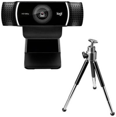 Logitech C922 Pro Stream Full HD-Webcam 1920 x 1080 Pixel Standfuß, Klemm-Halterung von Logitech