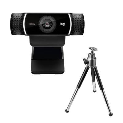 Logitech C922 Pro Stream Webcam, Hintergrundänderung + Stativ von Logitech