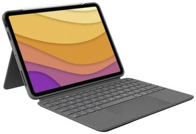 Logitech Combo Touch Tablet-Tastatur Passend für Marke (Tablet): Apple iPad Air (4. Generation), iP von Logitech