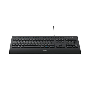 Logitech Corded Keyboard K280e Tastatur kabelgebunden schwarz von Logitech