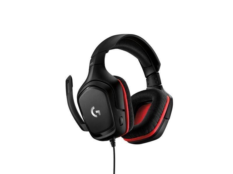 Logitech G332 schwarz/rot Gaming Headset mit Kabel von Logitech