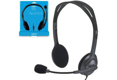 Logitech H111 PC-Headset (Stereo Kopfhörer mit Mikrofon für den Einsatz im z.B. Home Office) von Logitech