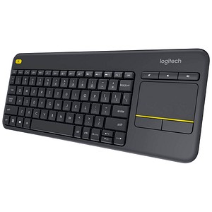 Logitech K400 Plus Tastatur kabellos schwarz von Logitech