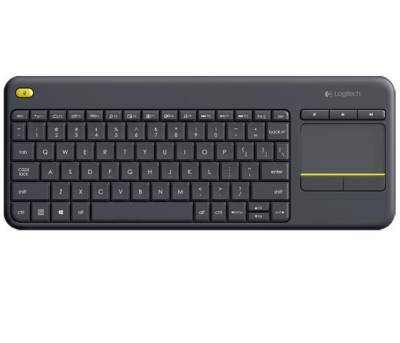 Logitech K400 Plus schwarz Wireless Touch Tastatur von Logitech