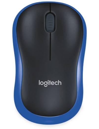 Logitech LOGITECH Funkmaus M185, optisch, 1000 dpi, blau Maus von Logitech