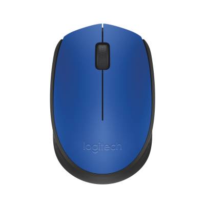 Logitech M171 kabellose, komfortable optische Maus, blau mit langer Lebensdauer, für Links- und Rechtshänder von Logitech