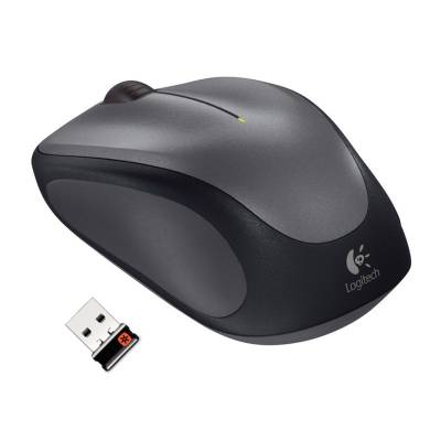 Logitech M235 kabellose optische Maus, dunkelgrau, Logitech Empfänger, bis 25m Reichweite von Logitech