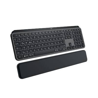 Logitech MX Keys S Plus Graphite + MX Palm Rest (Handballenauflage) Bundle von Logitech