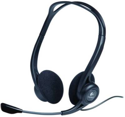 Logitech PC 960 Computer On Ear Headset kabelgebunden Stereo Schwarz Mikrofon-Rauschunterdrückung L von Logitech