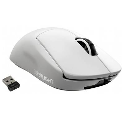 Logitech PRO X SUPERLIGHT - Gaming Mouse - weiss Gaming-Maus von Logitech