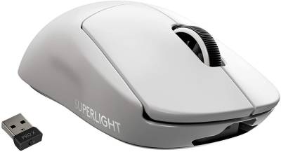 Logitech PRO X Superlight Kabellos, optisch, 25400DPI, 5 Tasten Gaming-Maus von Logitech