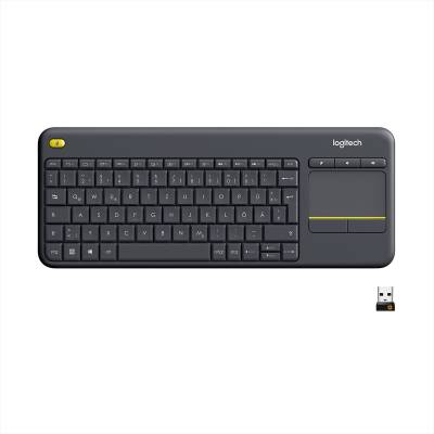 Logitech Wireless Touch Keyboard K400 Plus inklusive Touchpad, Tastatur, kabellos von Logitech
