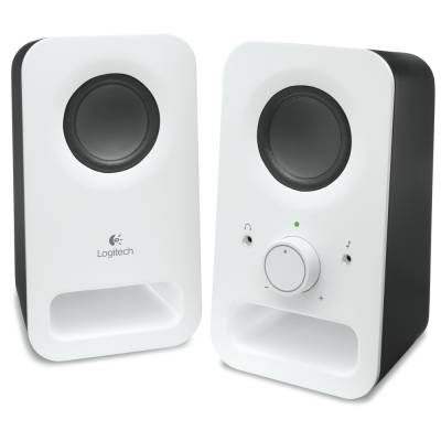 Logitech Z150, Stereo-Lautpsrecher, Kompakt, 3,5mm Klinken-Anschluss, weiß von Logitech