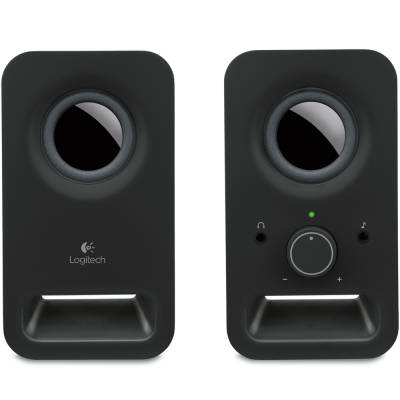 Logitech Z150 kompakte Lautsprecher mit 3,5mm Klinke, schwarz von Logitech