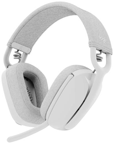 Logitech ZONE VIBE 100 Over Ear Headset Bluetooth® Stereo Weiß Mikrofon-Rauschunterdrückung, Nois von Logitech